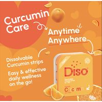 DISO Dissolvable Vitamin Strips - Curcumin